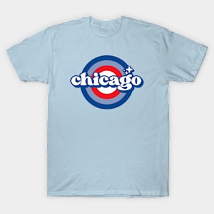 Vintage Chicago Sunset Seal // Retro City Emblem for Chicago, Illinois T-Shirt